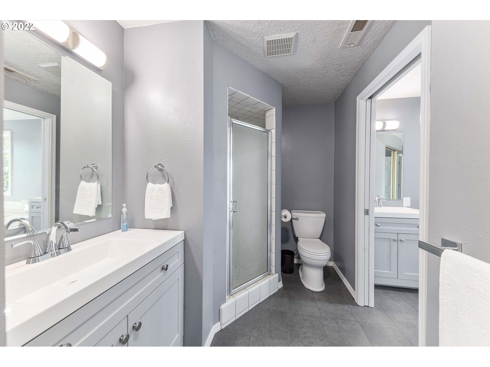 17212 Southeast Royer Road Damascus, OR 97089 - Photo 14 of 32 a bathroom with a sink a toilet and a mirror