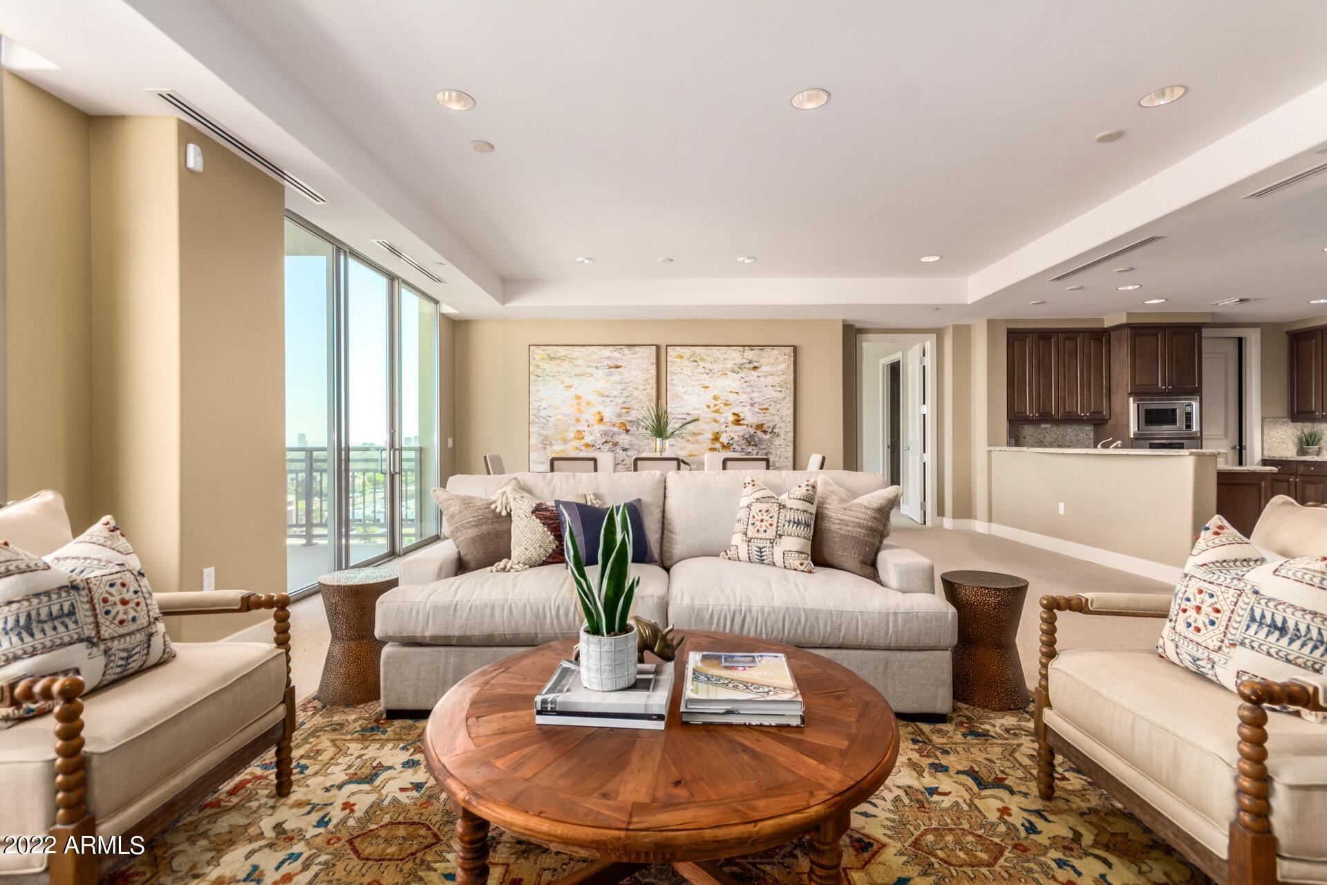 2211 East Camelback Road, Unit 1104 Phoenix, AZ 85016 - Photo 6 of 43 Living Room