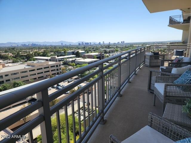 2211 East Camelback Road, Unit 1104 Phoenix, AZ 85016 - Photo 8 of 43 a view of city from balcony