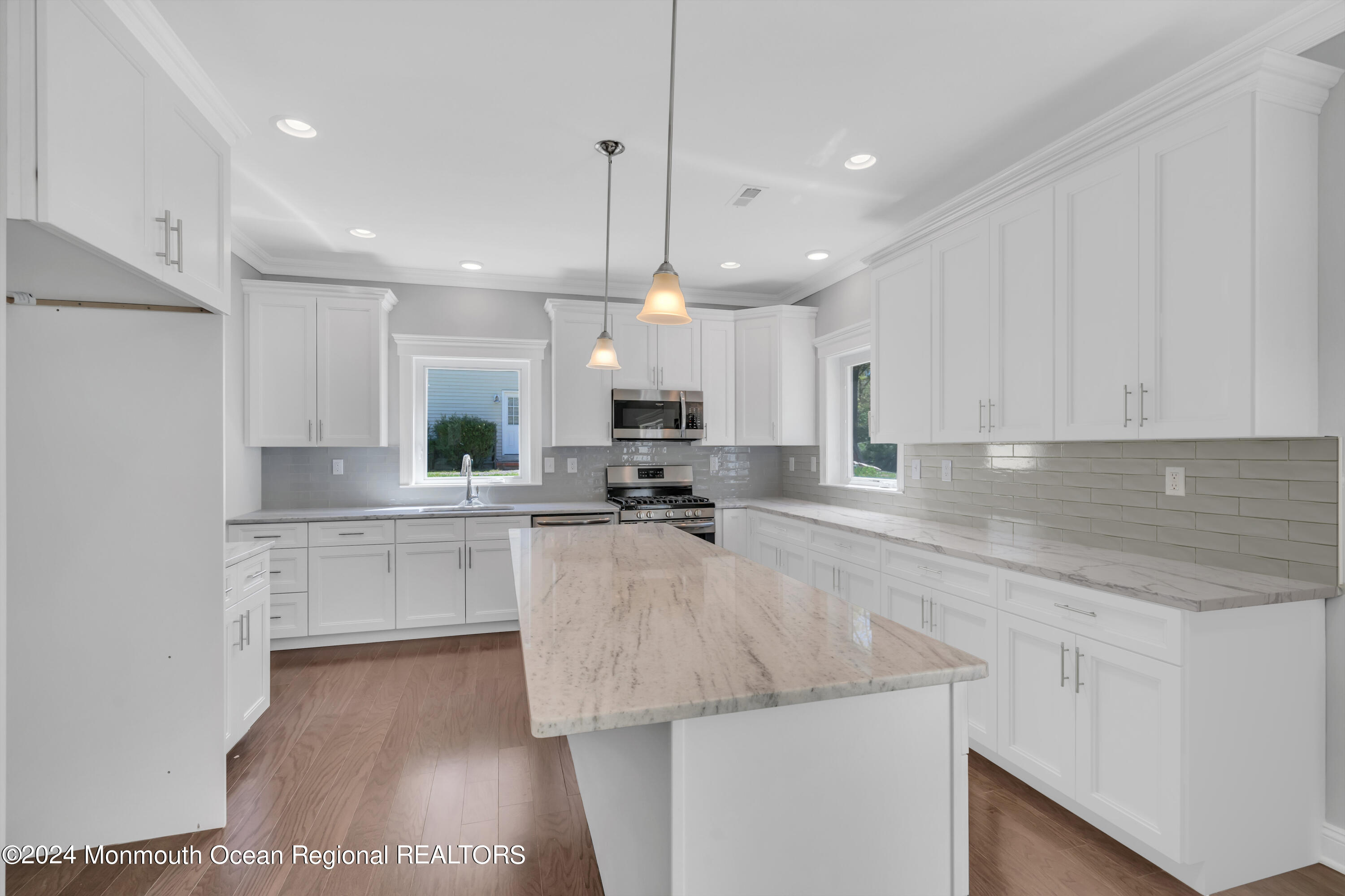 10 Sander Way Bayville, NJ 08721 - Photo 7 of 30 a large kitchen with cabinets