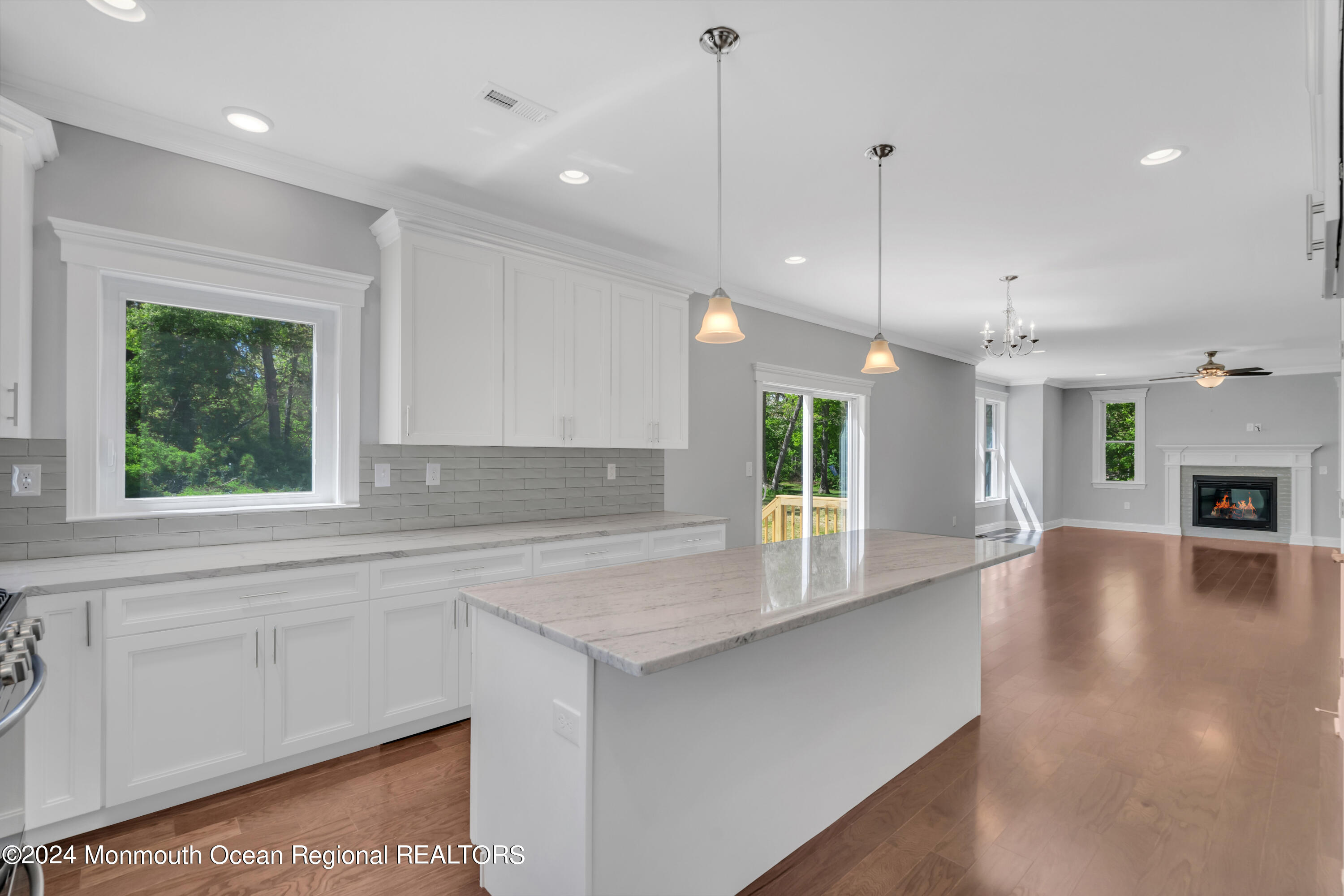10 Sander Way Bayville, NJ 08721 - Photo 8 of 30 a view of a kitchen with a sink and window