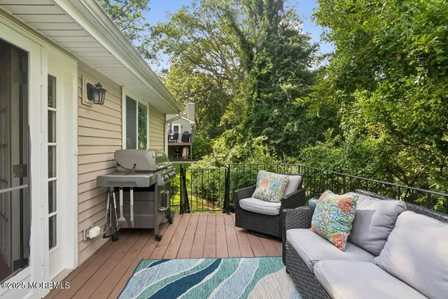 a view of a house with a couches in a patio