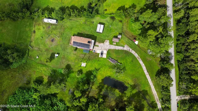 a bird view of building