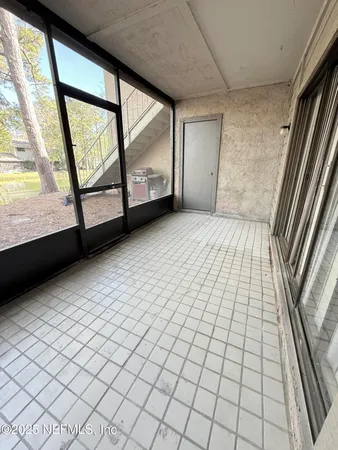 en empty room with window