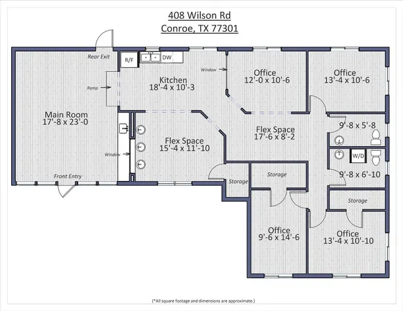 $398,000 | 408 Wilson Road, Conroe, TX 77301
