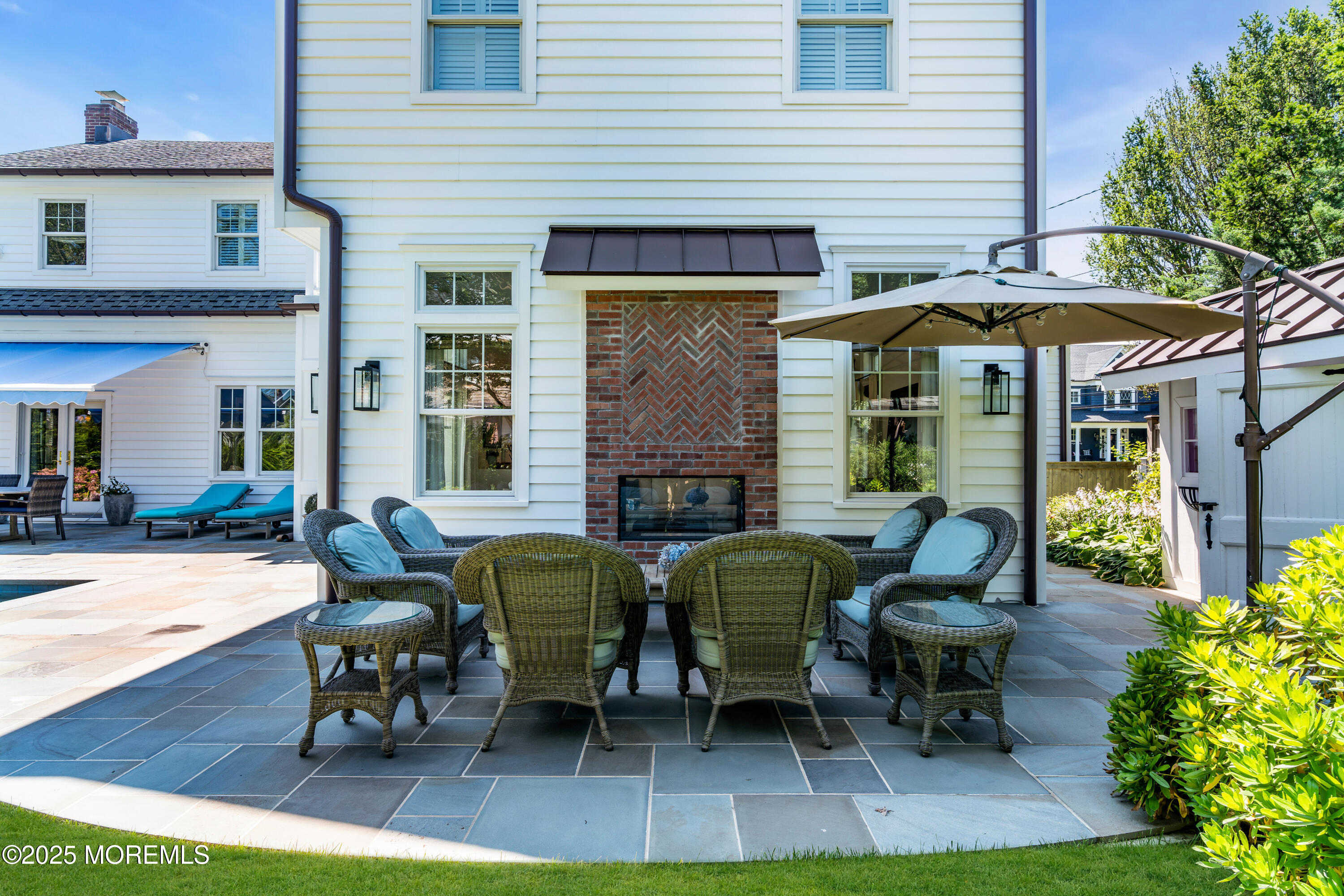15 West Street, Unit WINTER Monmouth Beach, NJ 07750 - Photo 40 of 47 Patio w/ Outdoor Fireplace