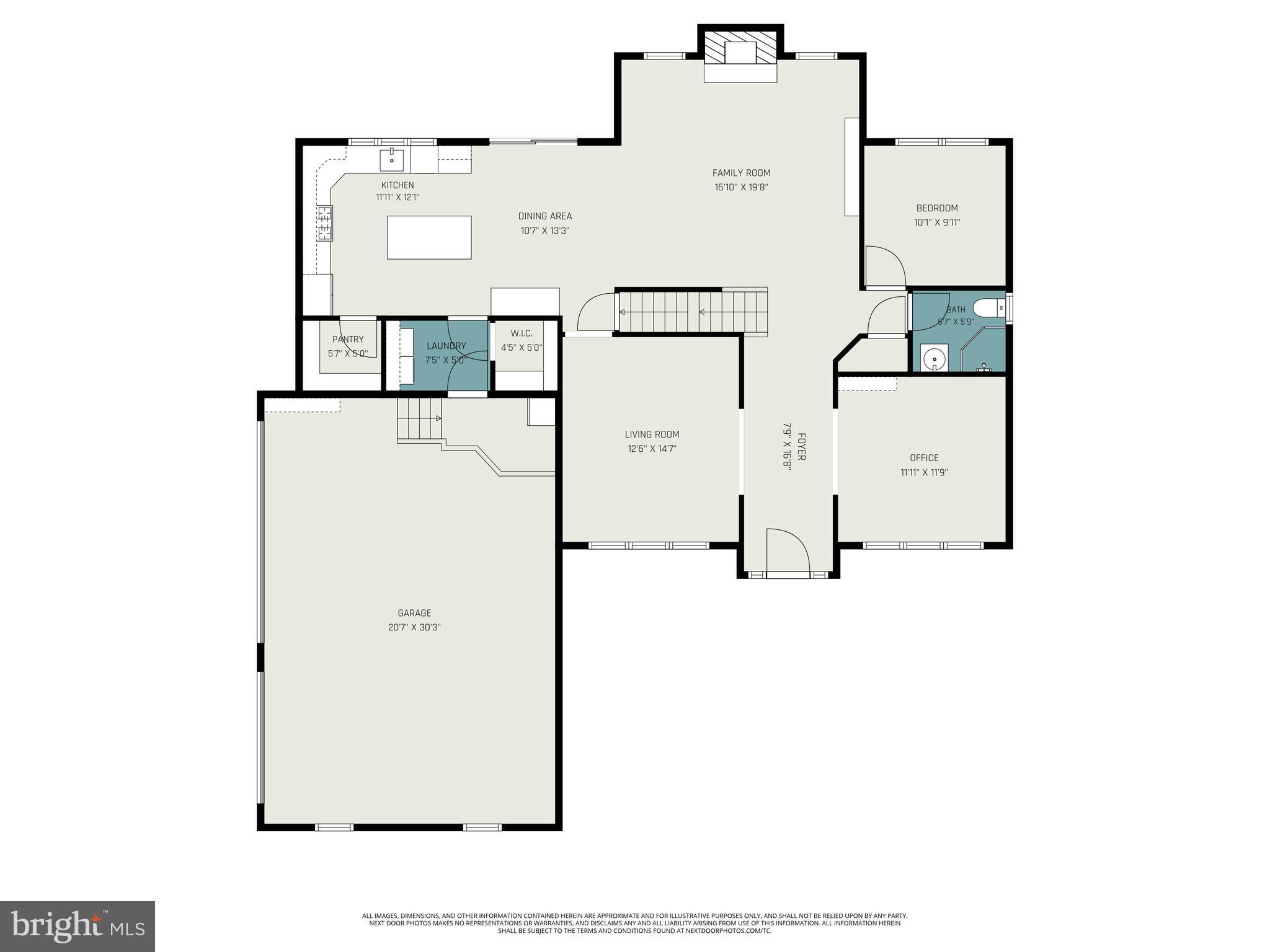 64 Open Meadow Court Elkton, MD 21921 - Photo 55 of 57 Main Level Floor Plan
*Bedroom should reflect Den