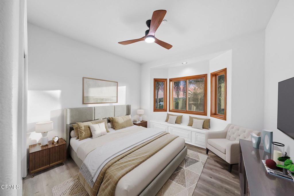 43650 Camaron Road Temecula, CA 92590 - Photo 32 of 52 a bedroom with a bed and a large window