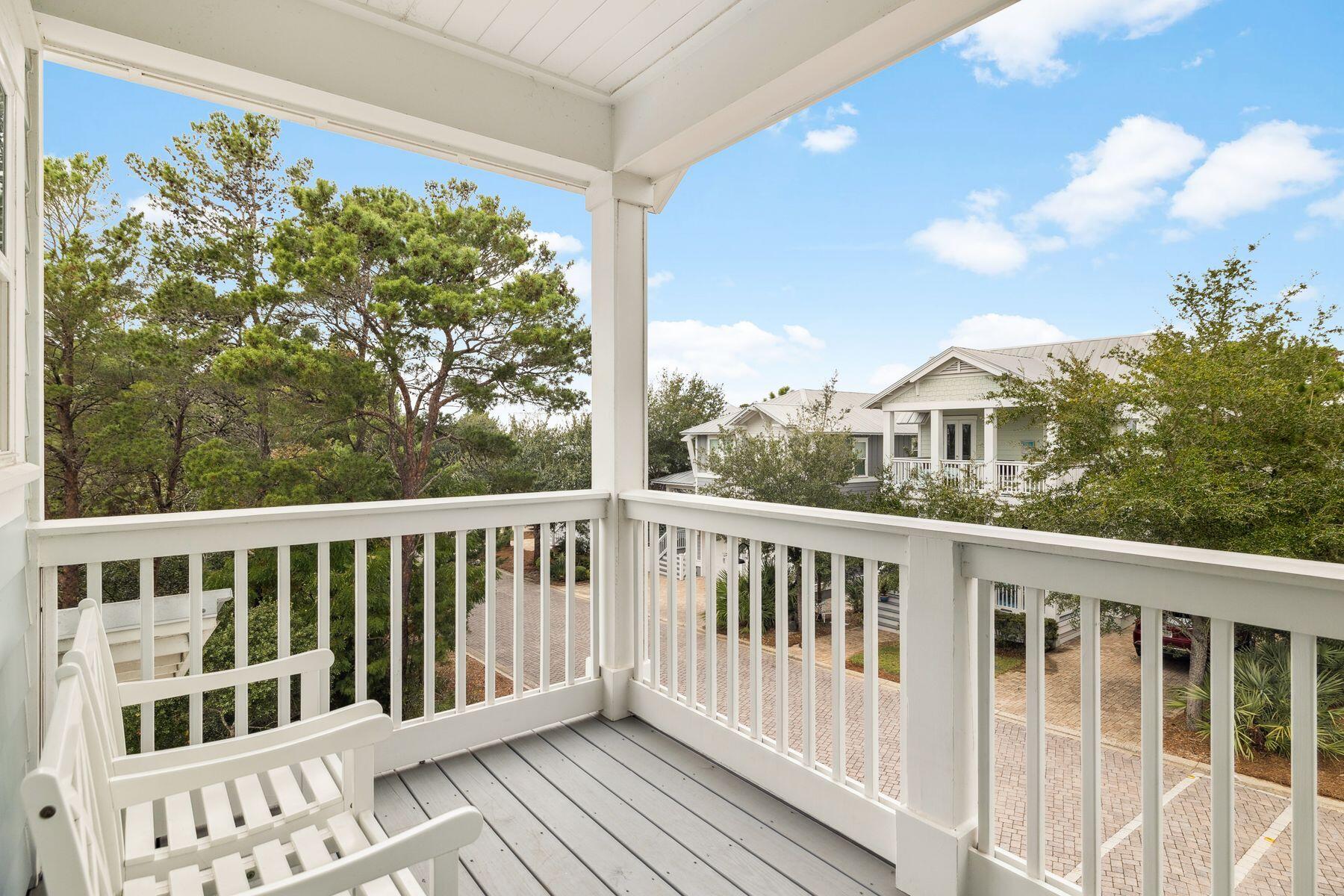 421 Gulfview Circle Santa Rosa Beach, FL 32459 - Photo 16 of 34 a view of a two chairs in the balcony