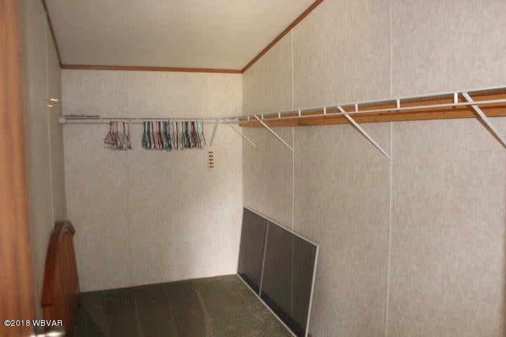 45 North Shaffer Hill Road Cogan Station, PA 17728 - Photo 18 of 20 Walk in Closet in Master Bedroom