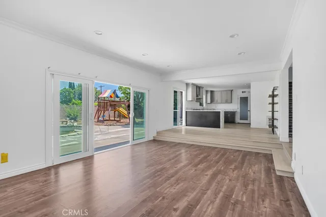 wooden floor in an empty room