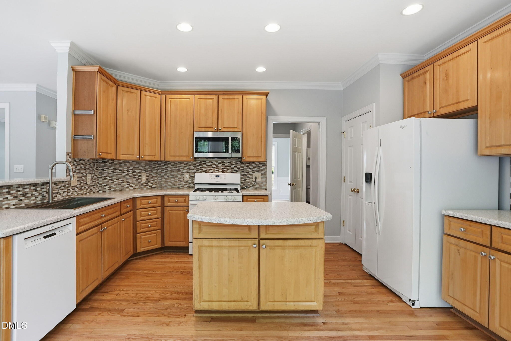 7 Morgans Ridge Lane Durham, NC 27707 - Photo 26 of 75 a large kitchen with stainless steel appliances granite countertop a refrigerator sink and cabinets