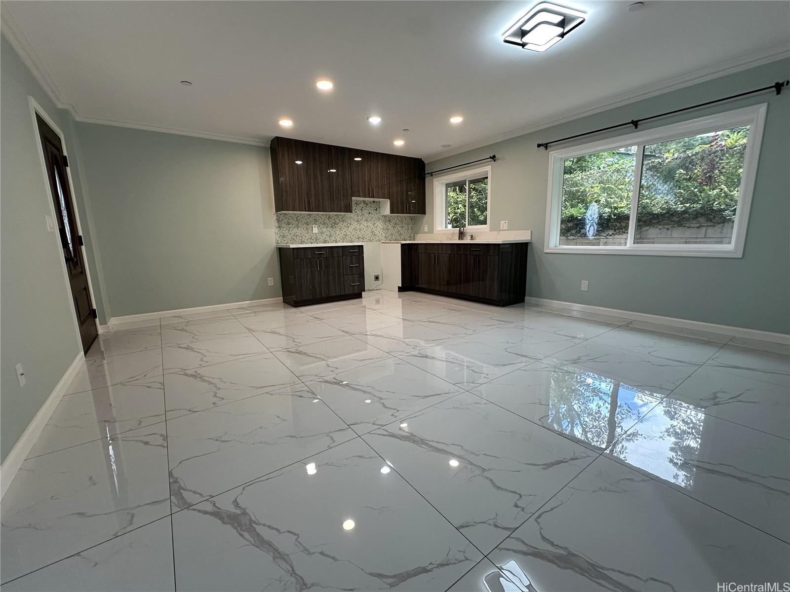 2763 Booth Road Honolulu, HI 96813 - Photo 19 of 25 a view of kitchen with window and refrigerator