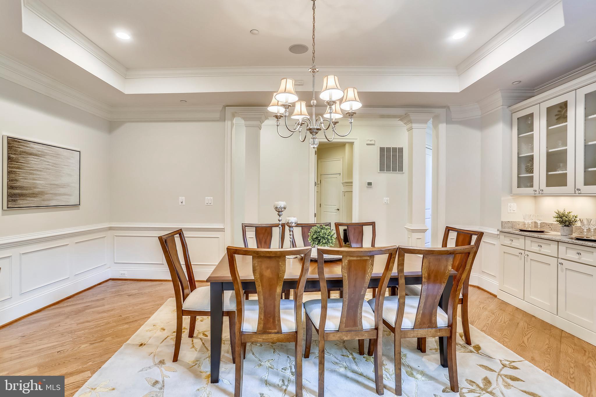 6106 Kirby Road Bethesda, MD 20817 - Photo 19 of 71 Dining Room with Handsome Molding