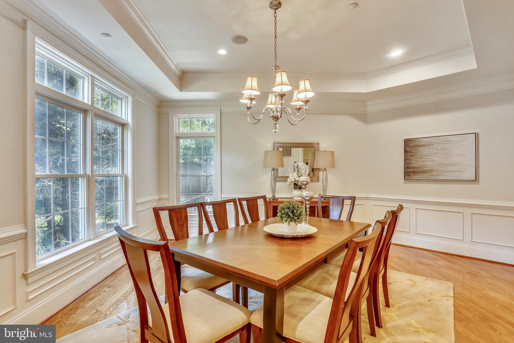 6106 Kirby Road Bethesda, MD 20817 - Photo 20 of 71 Dining Room with Tray Ceiling