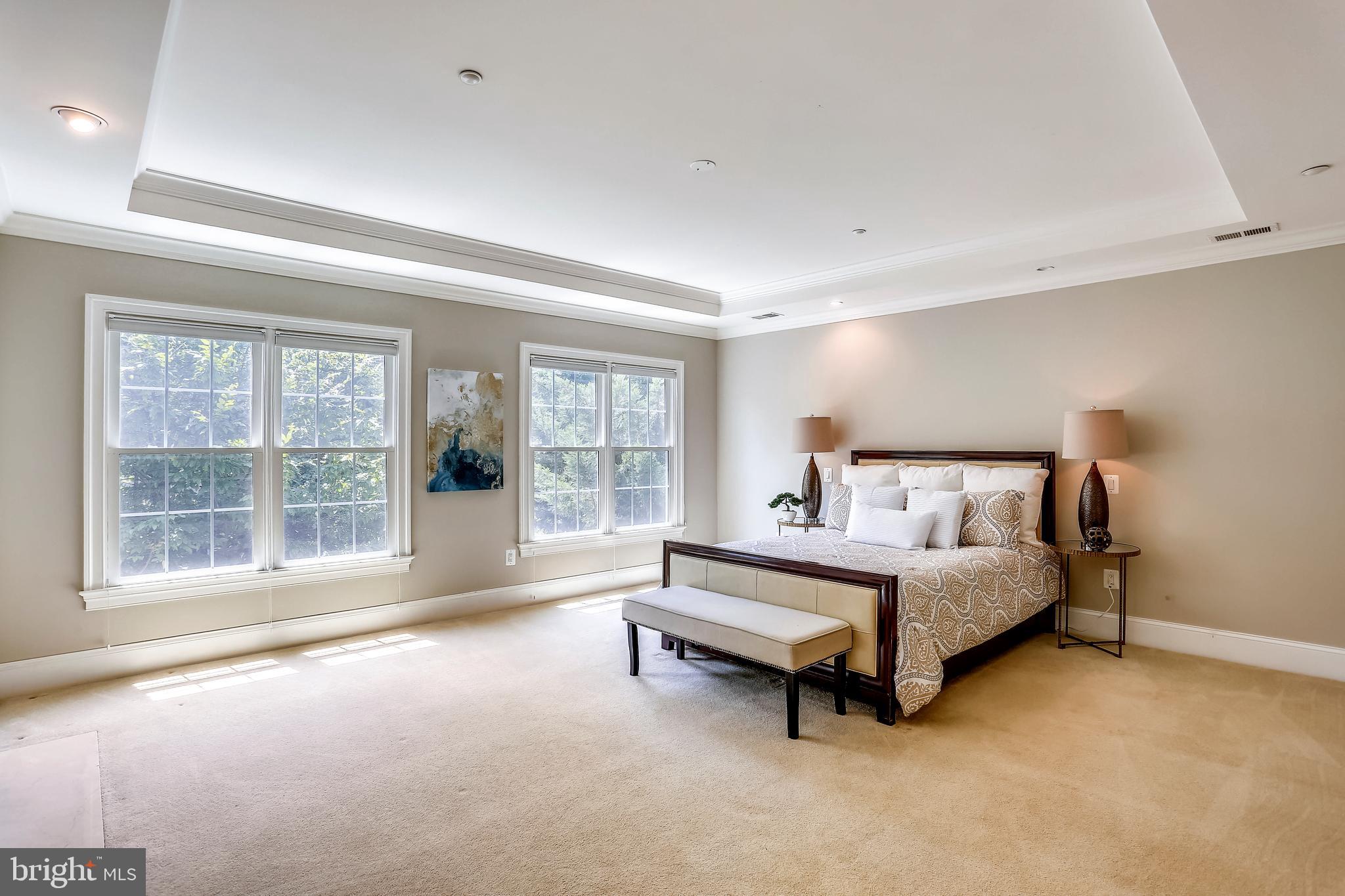 6106 Kirby Road Bethesda, MD 20817 - Photo 27 of 71 Generous Owner's Suite with Tray Ceiling