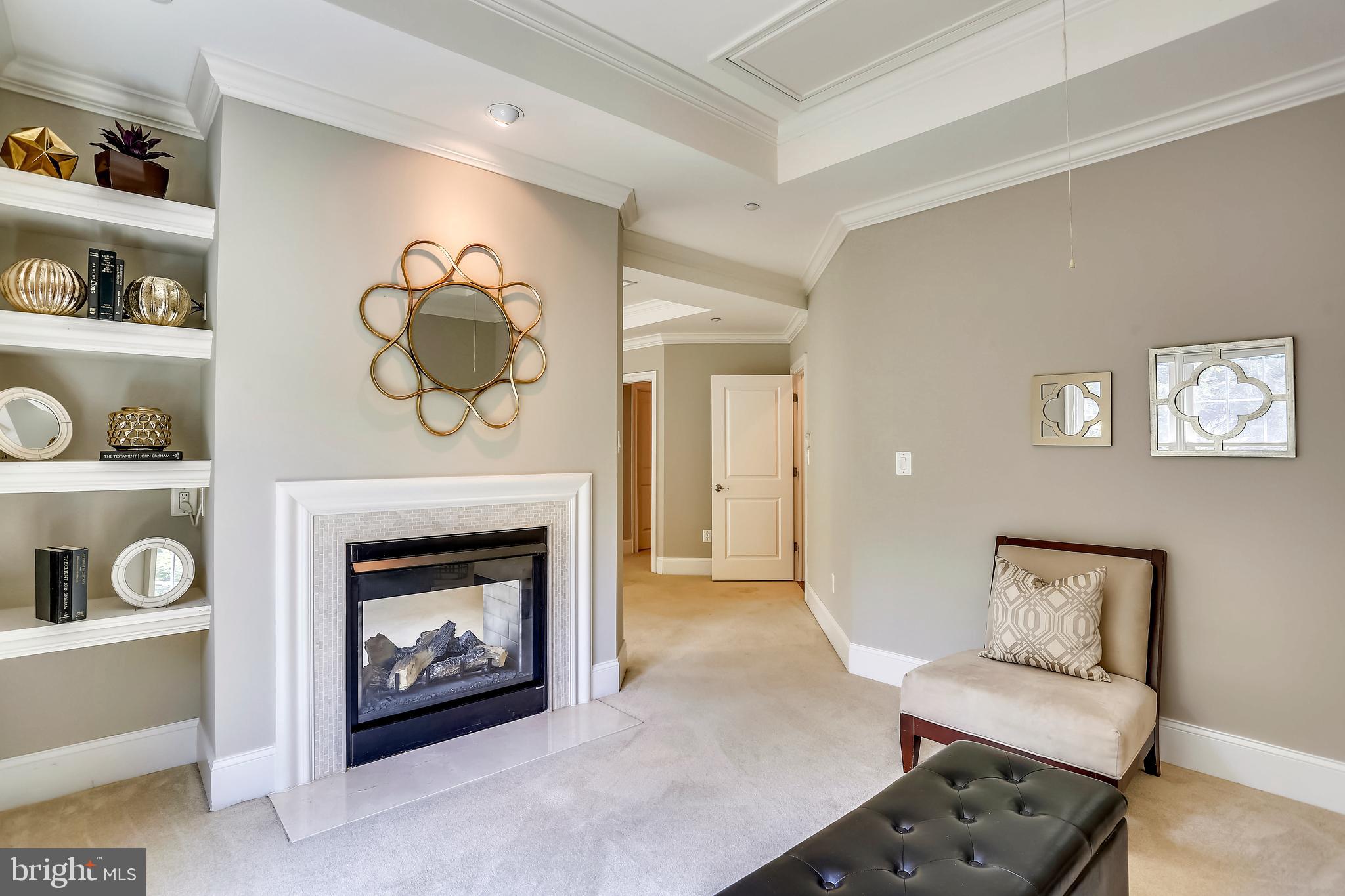 6106 Kirby Road Bethesda, MD 20817 - Photo 29 of 71 Spacious Sitting Room with Display Shelving