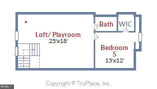 6106 Kirby Road Bethesda, MD 20817 - Photo 70 of 71 Third Level Floor Plan