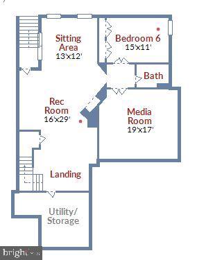 6106 Kirby Road Bethesda, MD 20817 - Photo 71 of 71 Lower Level Floor Plan