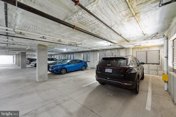 a car parked in a parking