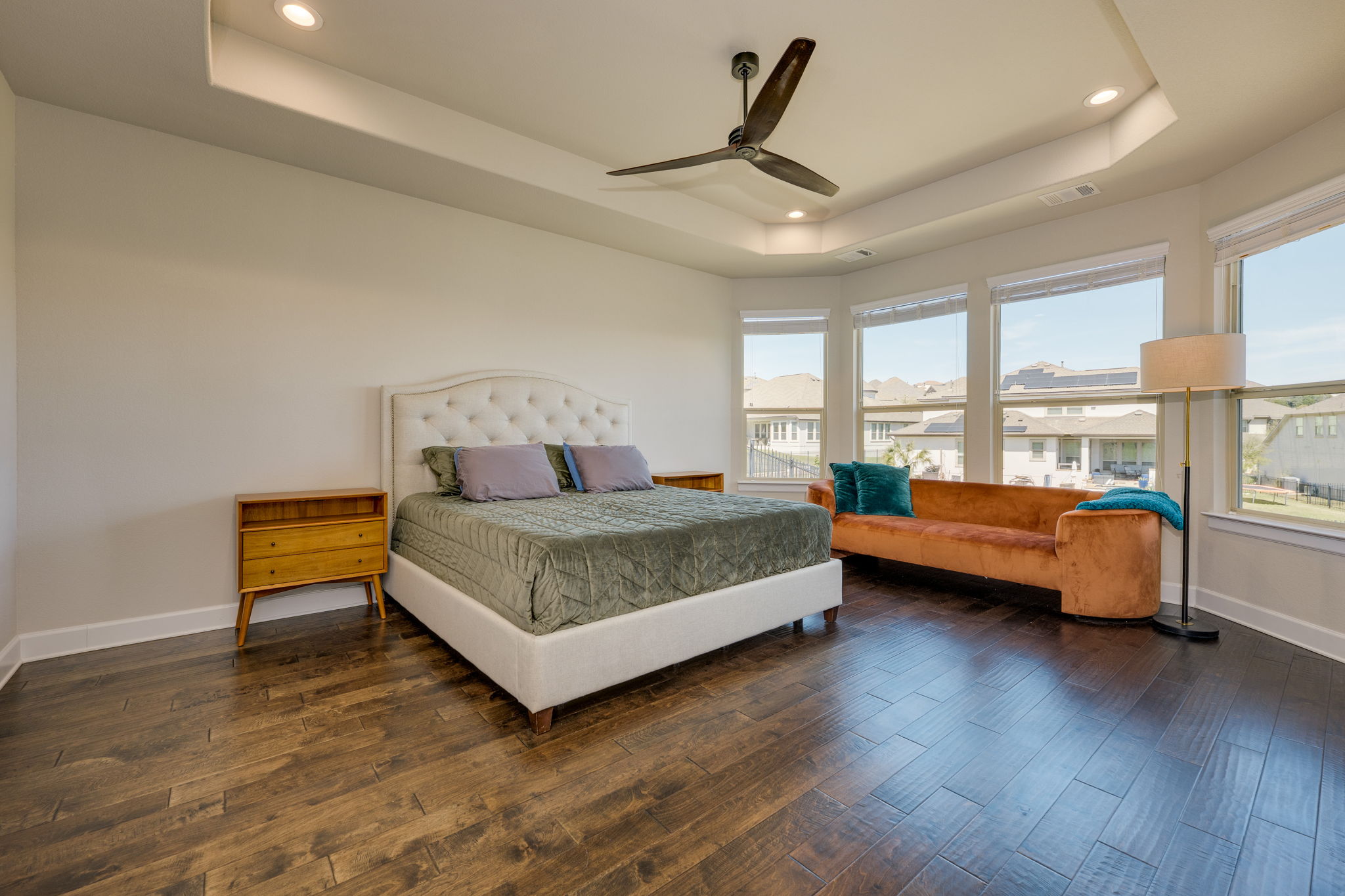 3300 Venezia View Leander, TX 78641 - Photo 11 of 33 Custom ceiling and wood floors; Bay window