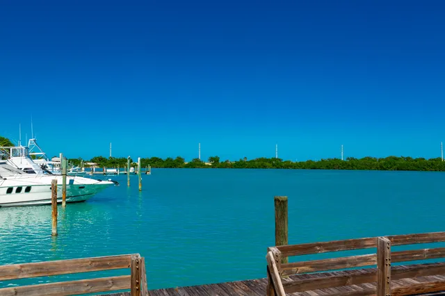 a view of a lake with houses with outdoor space