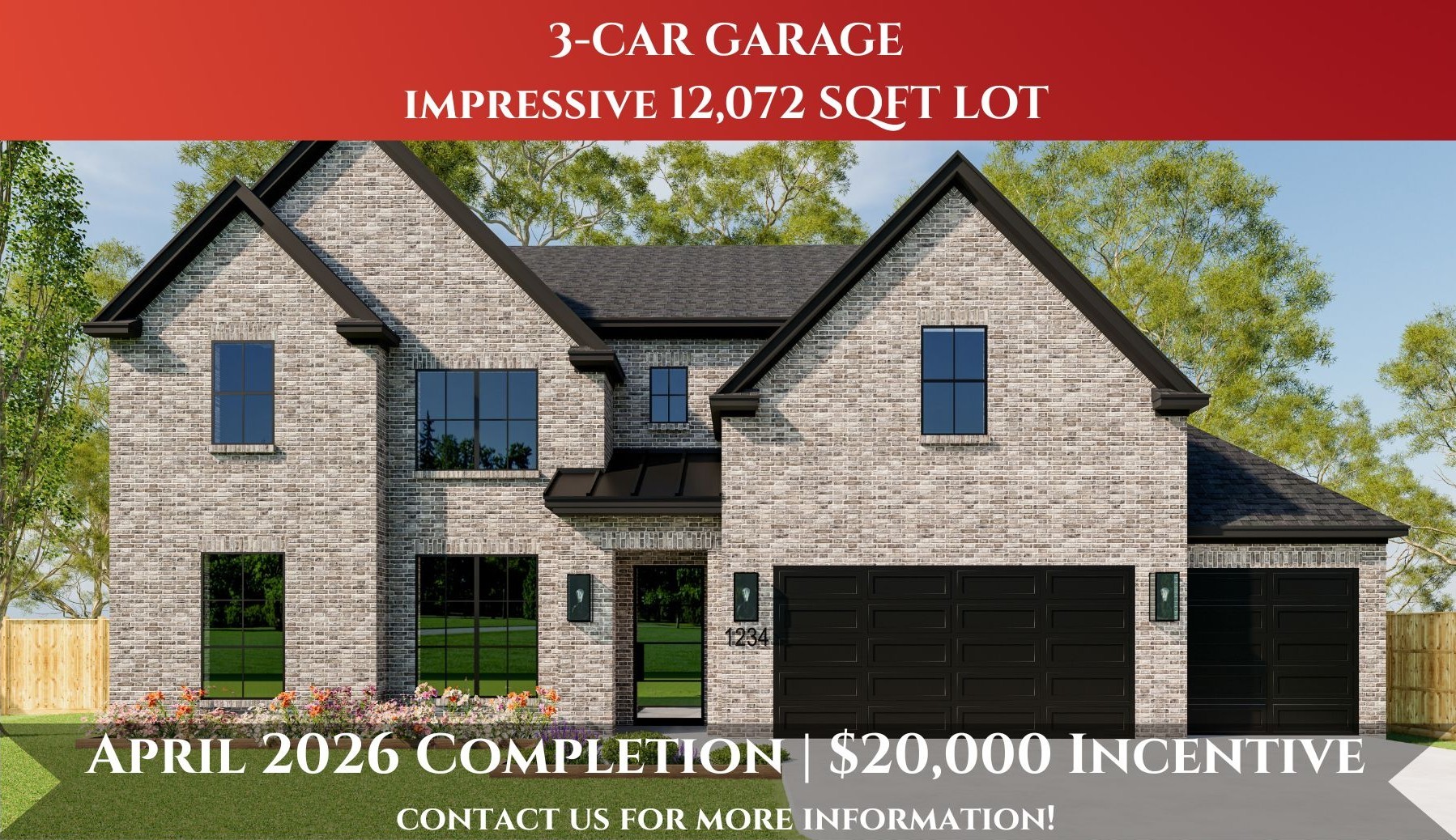 Welcome to 9839 Warwana! A Generous 12,072 SQFT Lot Featuring 5-6 Bedrooms, 4.5 Baths, and An Oversized 3-Car Garage