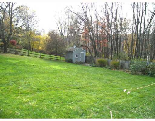 8849 Willoughby Road Pittsburgh, PA 15237 - Photo 16 of 17 Exterior Back. Lots of room for play and outdoor recreation in the wonderful fenced yard!