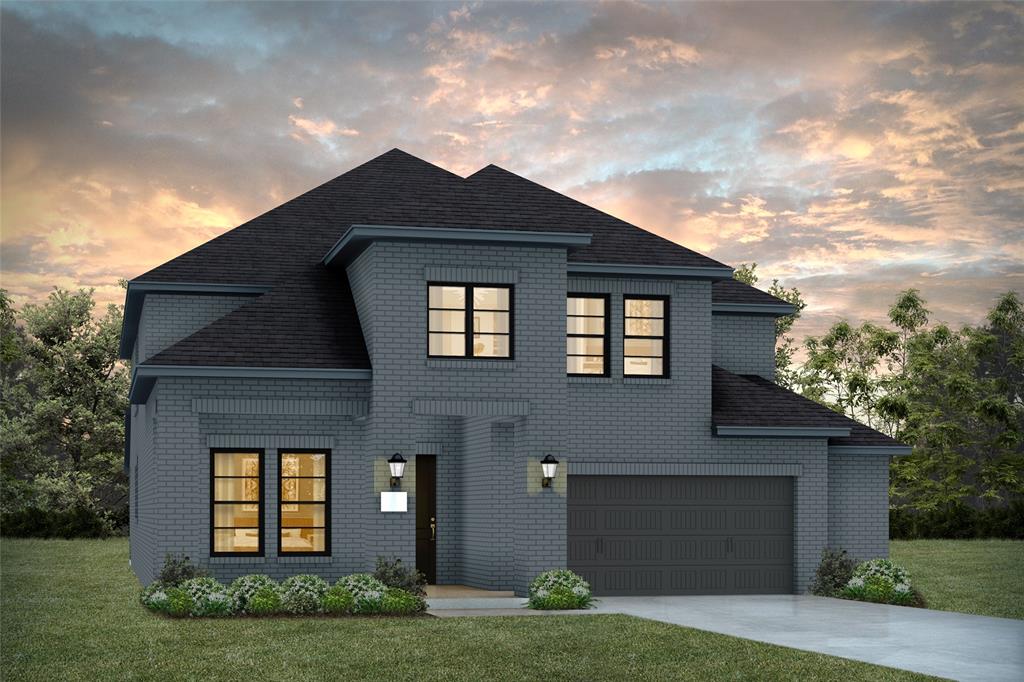1260 Chickadee Street Prosper, TX 75078 - Photo 1 of 1 a front view of a house with a yard and garage