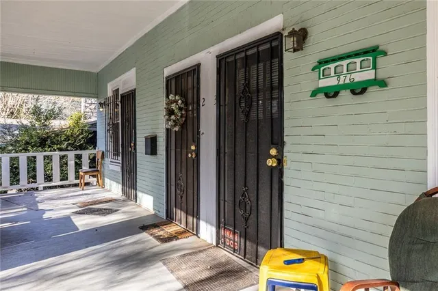 a view of a door front of a house