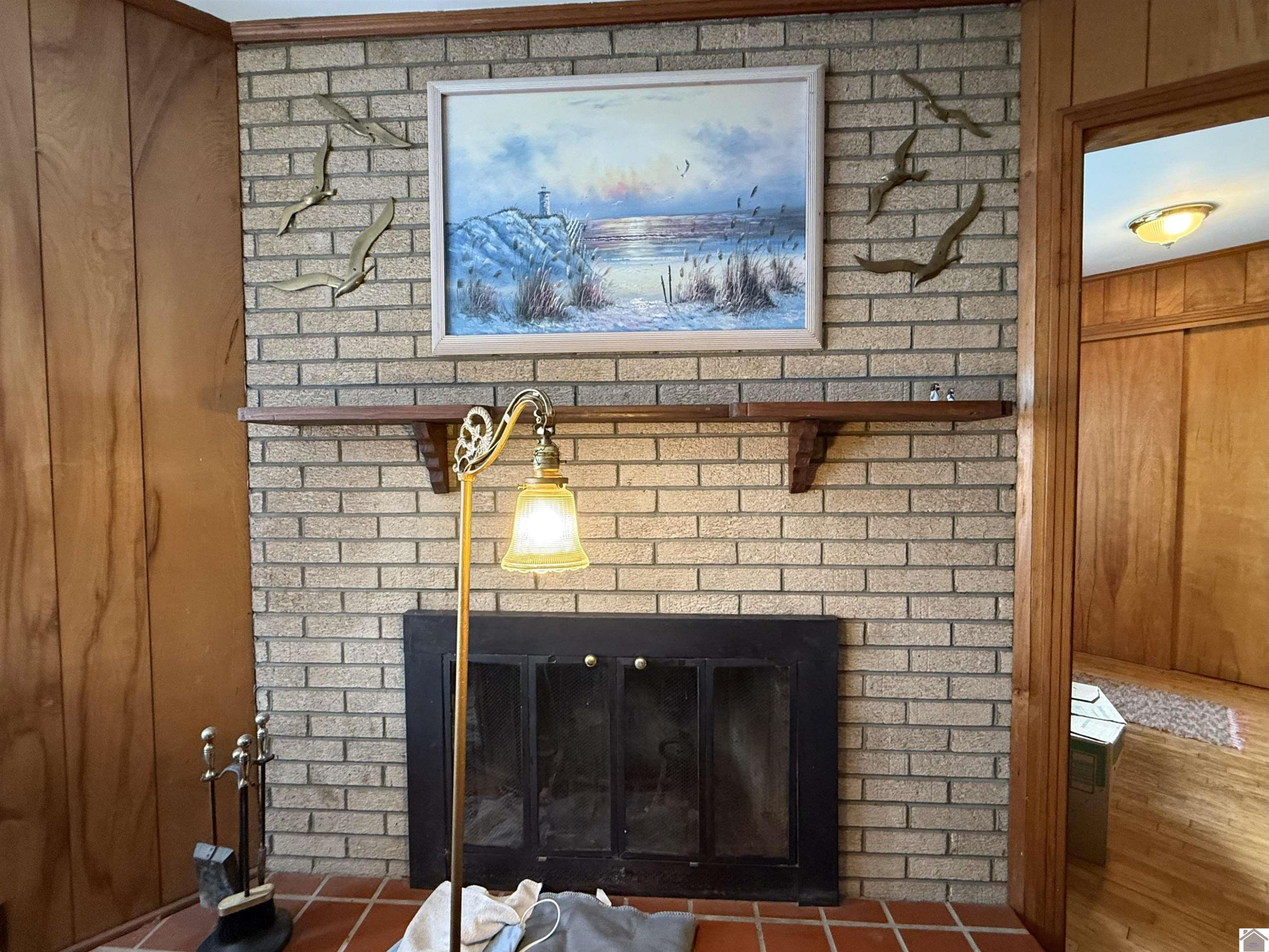 Fireplace in Living Room