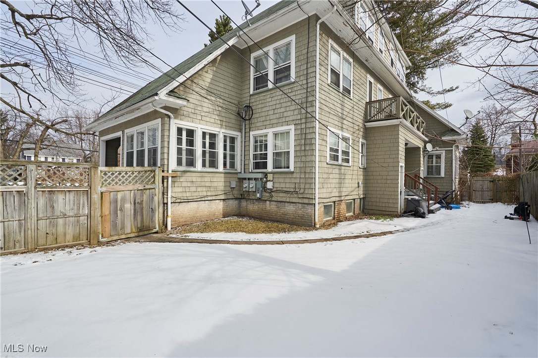 2152 Middlefield Road Cleveland, OH 44106 - Photo 49 of 50 View of snow covered house