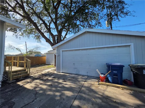 a view of outdoor space and deck