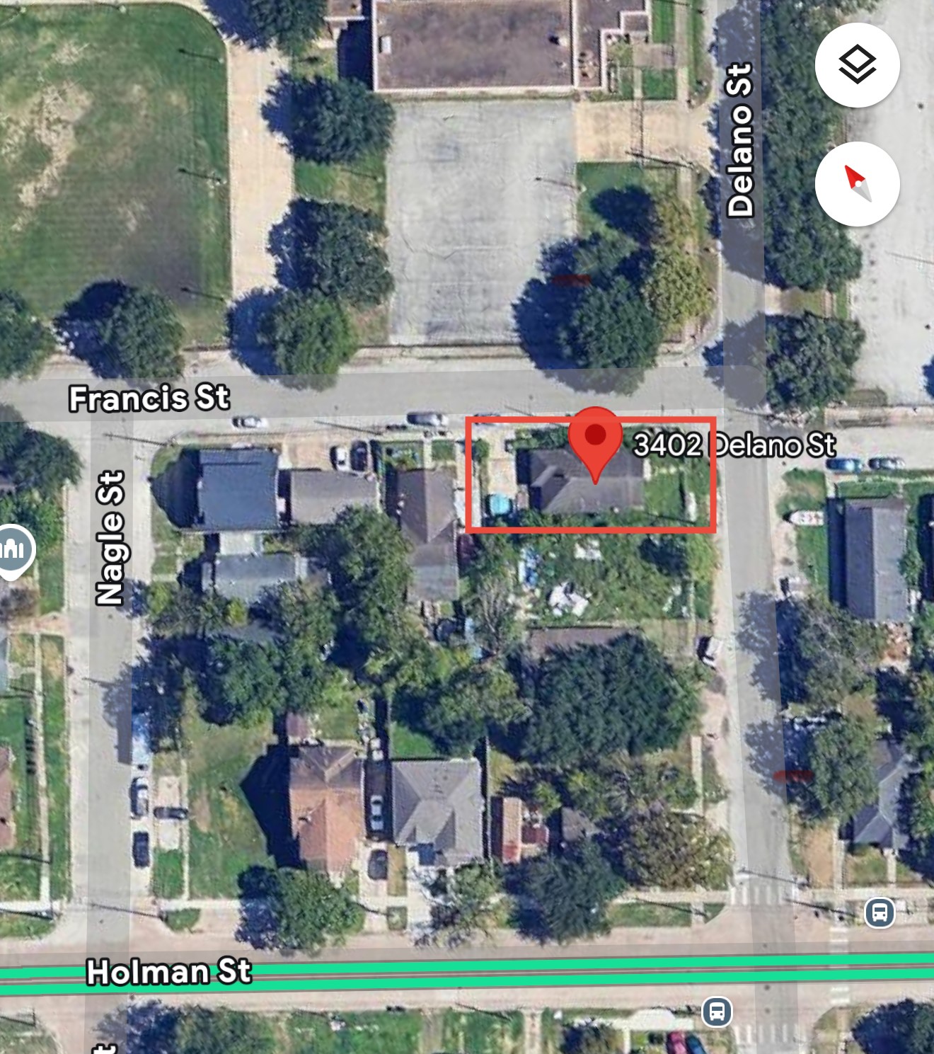 3420 Delano Street Houston, TX 77004 - Photo 2 of 9 an aerial view of multiple house