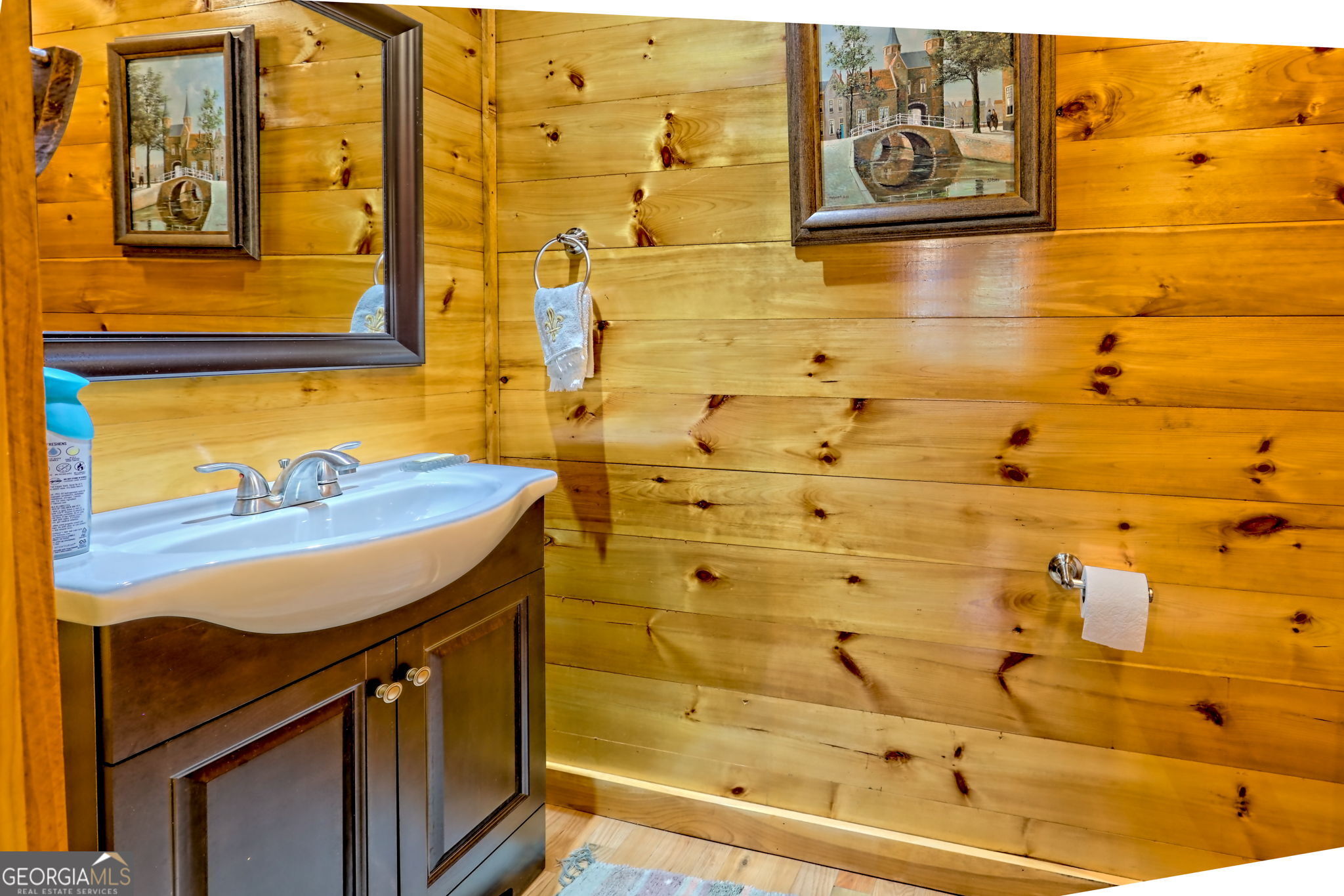 557 Walnut Grove Lane Tiger, GA 30576 - Photo 35 of 75 a bathroom with a sink and a shower