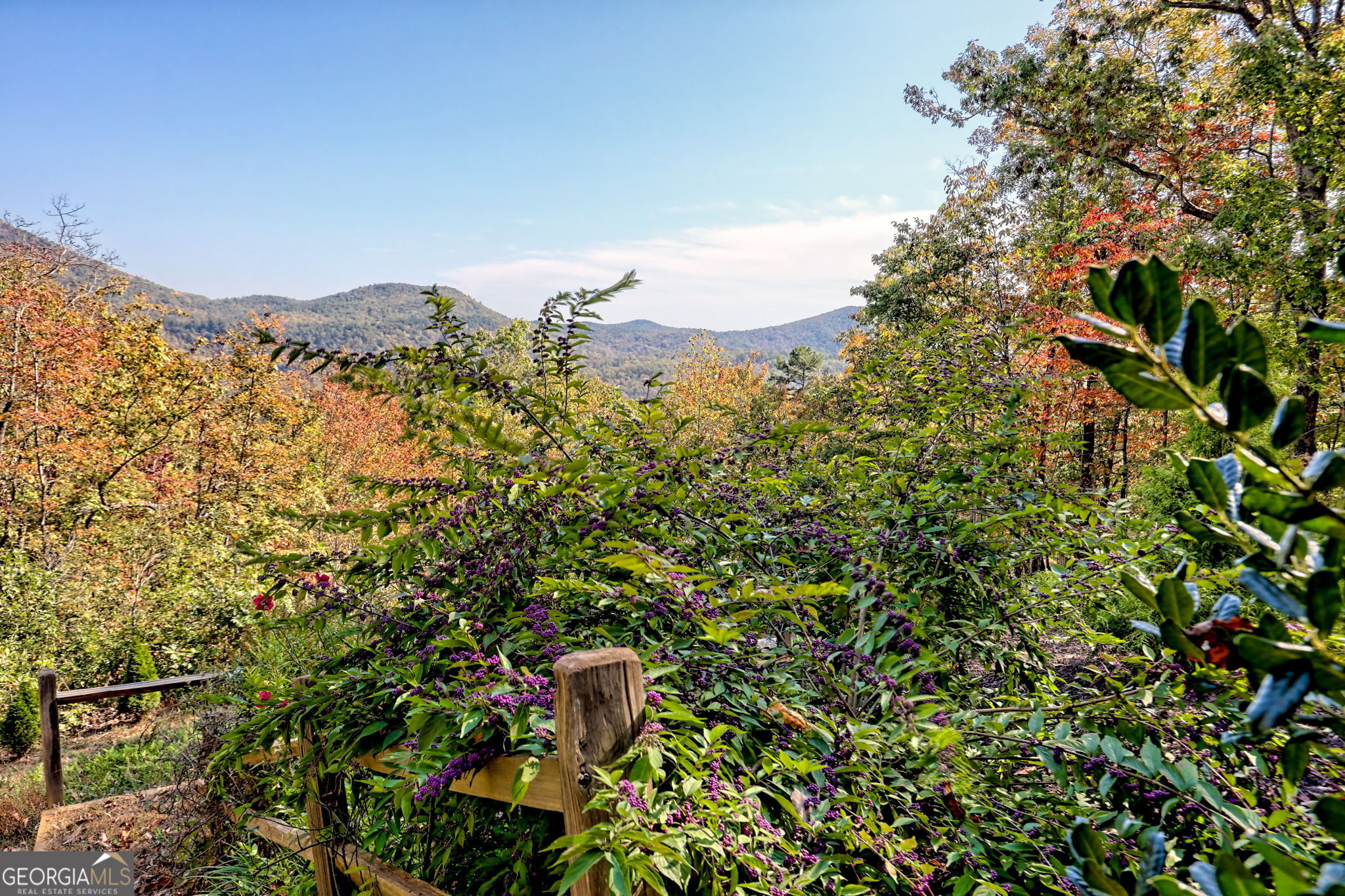 557 Walnut Grove Lane Tiger, GA 30576 - Photo 57 of 75 a view of a house with a mountain and a forest