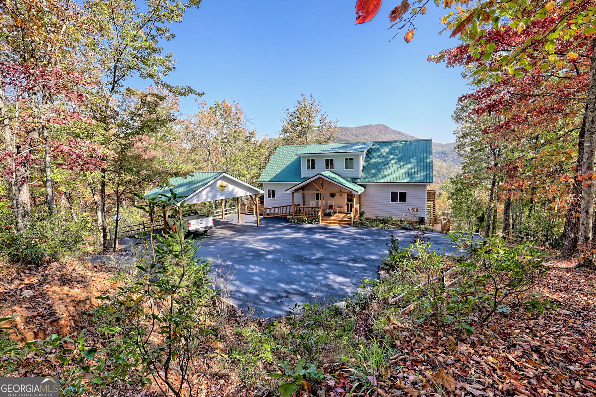 557 Walnut Grove Lane Tiger, GA 30576 - Photo 75 of 75 a house view with a outdoor space