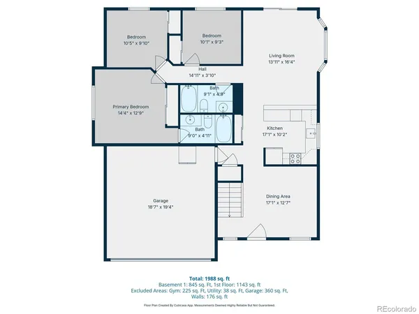 $484,900 | 1303 South Harvester Drive, Milliken, CO 80543
