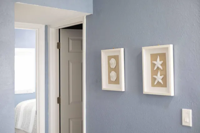 a view of front door with wooden floor