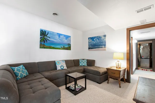 a bedroom with a bed and a walk in closet