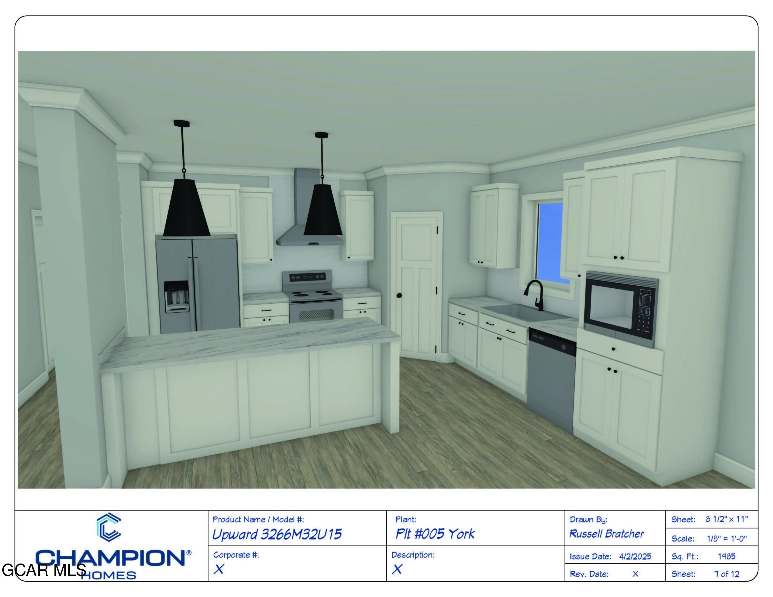 220 Village Road Granby, CO 80446 - Photo 3 of 7 Kitchen _ Rendering _ 4.2026