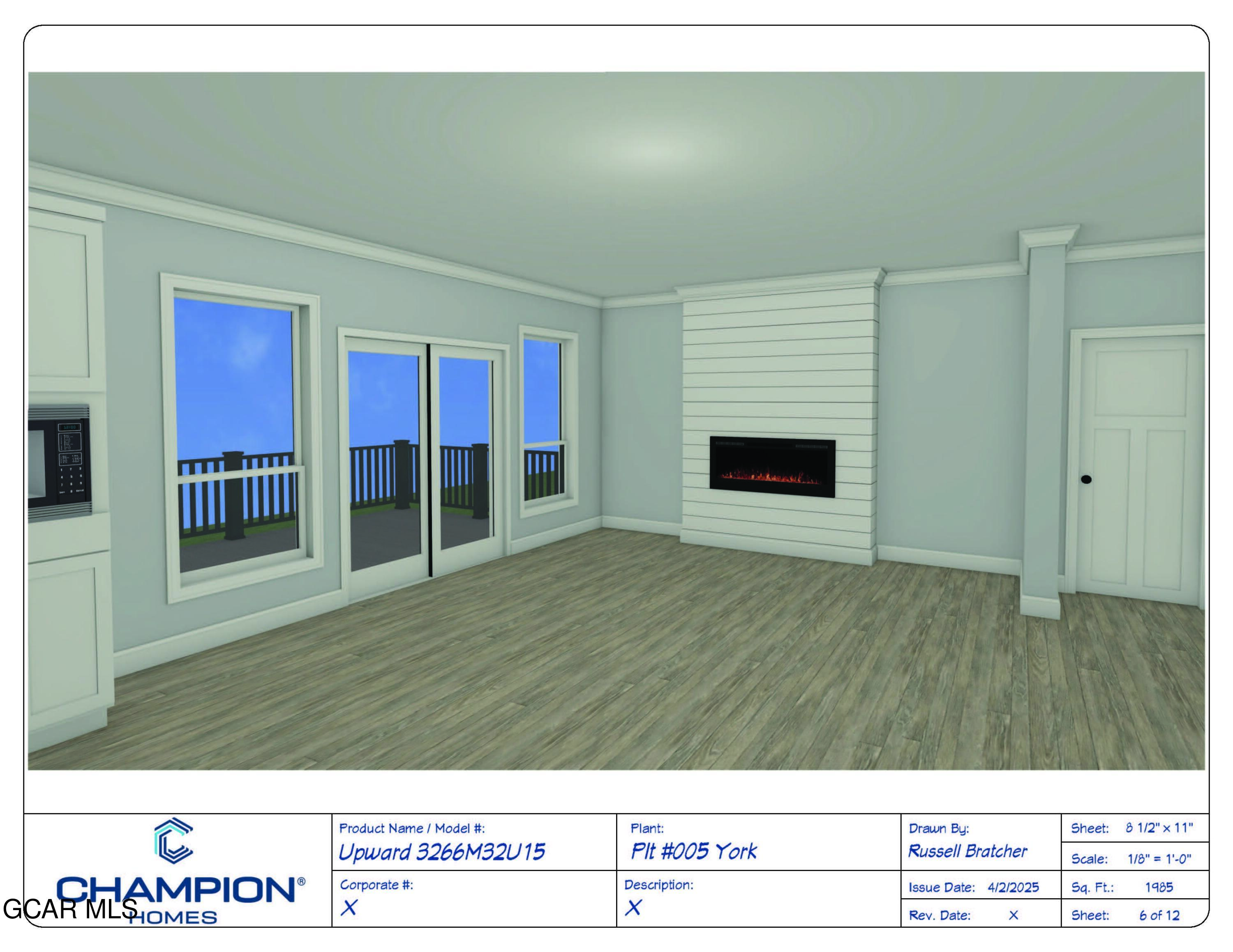 220 Village Road Granby, CO 80446 - Photo 5 of 7 Living Room _ Rendering _ 4.2026