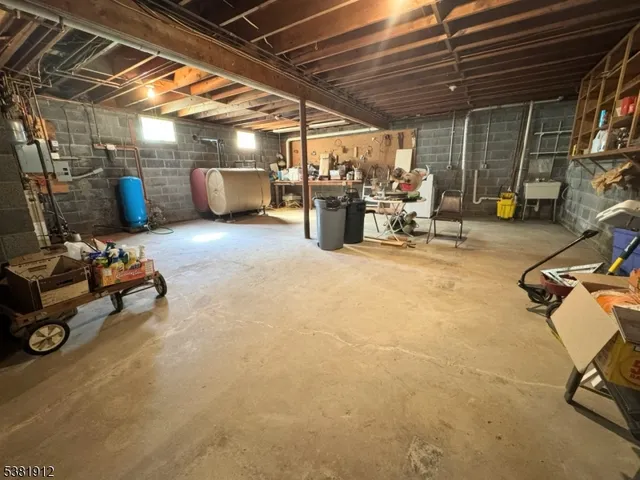 a view of a indoor basketball court