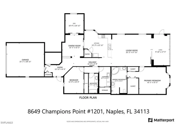 $7,500 | 8649 Champions Point, Unit 1201, Naples, FL 34113