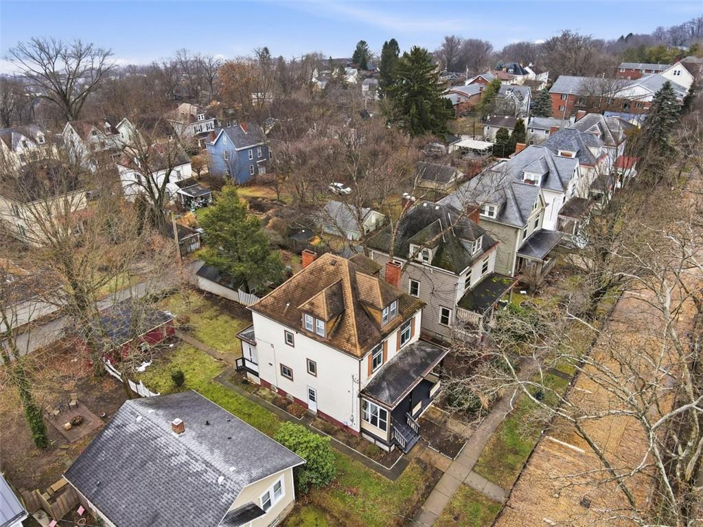 218 10th Street Aspinwall, PA 15215 - Photo 43 of 49 an aerial view of a residential houses with yard