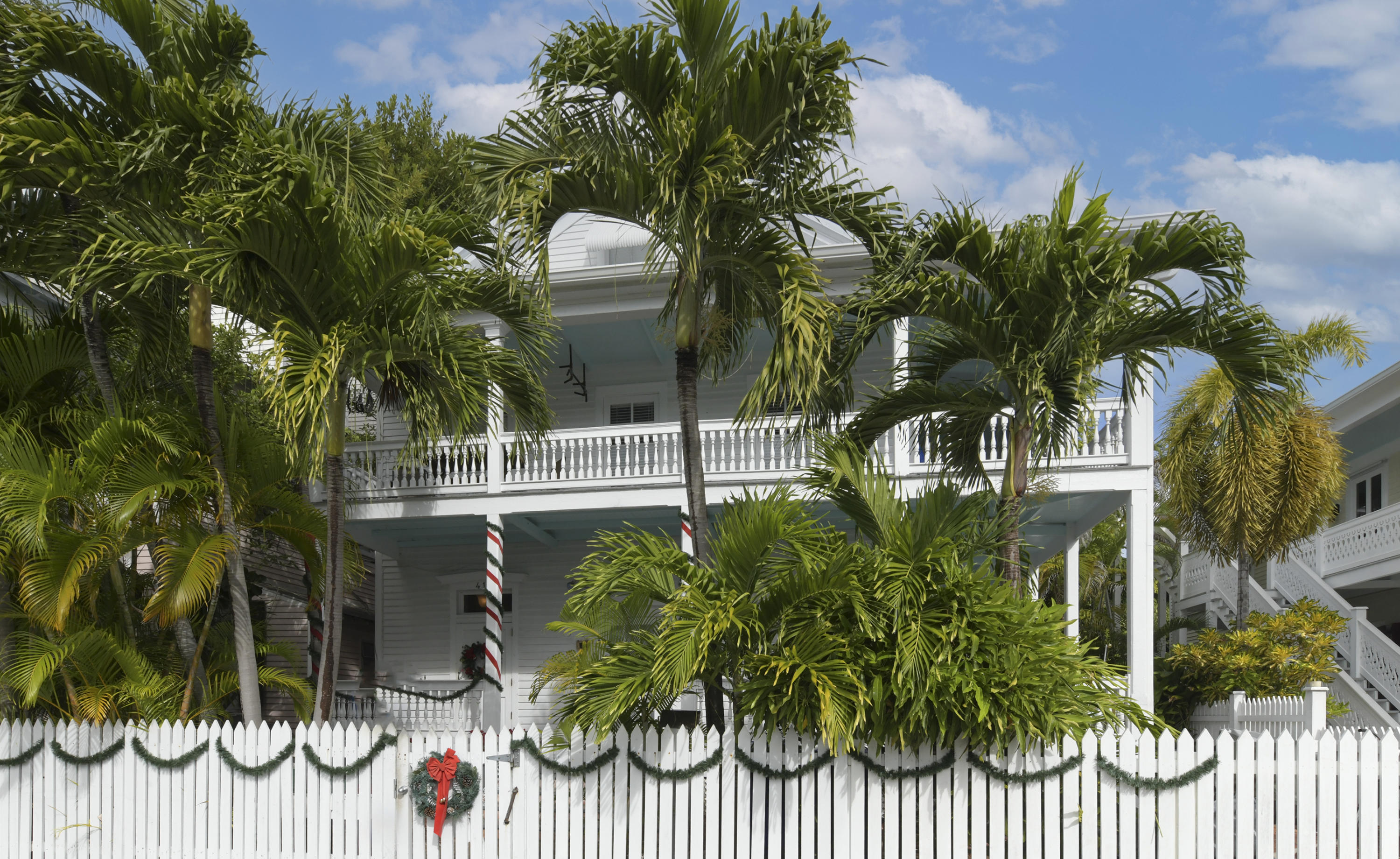 a view of balcony with plants
