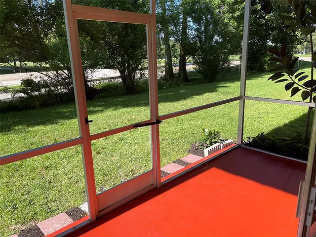 swimming pool view from a balcony