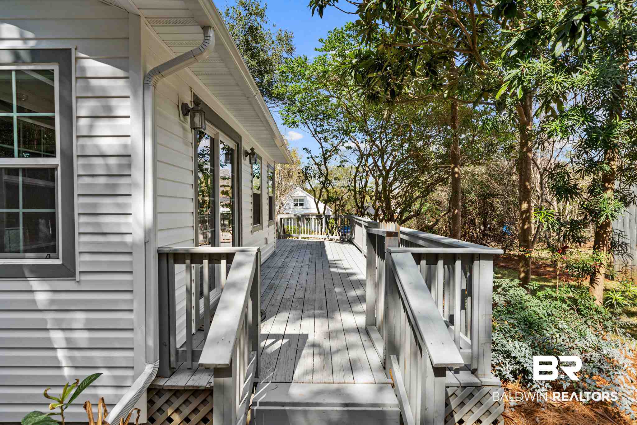 404 Grand Avenue Fairhope, AL 36532 - Photo 16 of 21 Deck Stairs to Back Yard