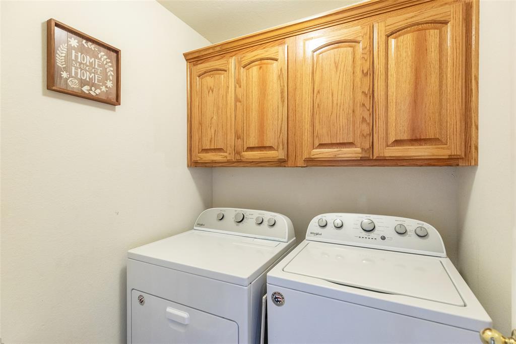 2166 County Road 131 Tuscola, TX 79562 - Photo 32 of 40 a utility room with dryer and washer