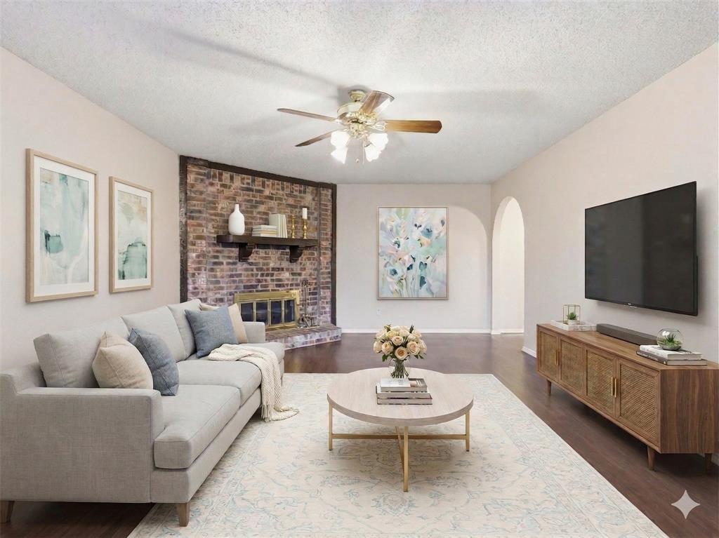 2204 Ridgedale Drive Carrollton, TX 75006 - Photo 3 of 28 Living Room virtual staging
